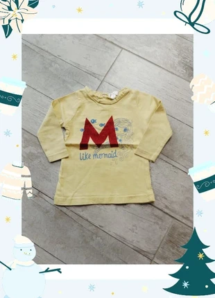 T-shirt à manches longues jaune et rouge paillettes kimadi 3 mois, brand: Kimadi, condition: Very good, size: 3-6 months / 62 cm, €1.50, €2.28 includes Buyer Protection