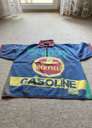 Freizeithemd mit Reissverschluss, marque: Gasolio, état: Très bon état, taille: 13 ans / 158 cm, 6,00 €, 7,00 € Protection acheteurs incluse