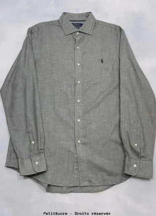 Chemise Polo Ralph Lauren Grise 100% coton Classic fit - M /1207B, marque: Ralph Lauren, état: Très bon état, taille: M, 34,90 €, 37,35 € Protection acheteurs (Pro) incluse