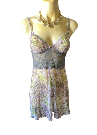Y2k dentelle babydoll fleurs lingerie nuisette coquette vintage flowers, marke: Vintage Dressing, zustand: Sehr gut, größe: M / 38 / 10, 15,00 €, 16,45 € inklusive Vinted-Käuferschutz