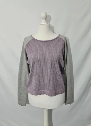 Sweat Bonobo mauve scintillant – L – coton & soie, marque: Bonobo Jeans, état: Très bon état, taille: L / 40 / 12, 5,00 €, 5,95 € Protection acheteurs (Pro) incluse