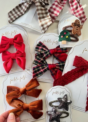Brand new Christmas childrens accessories hair clip bundle, brand: fable folk, condition: New with tags, £12.50, £13.80 includes Buyer Protection Pro
