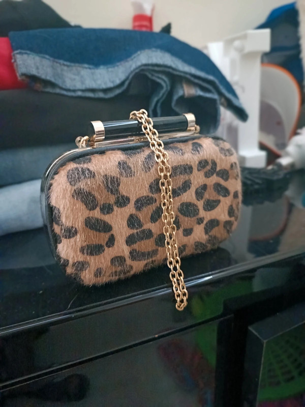 Pochette leopardata sale