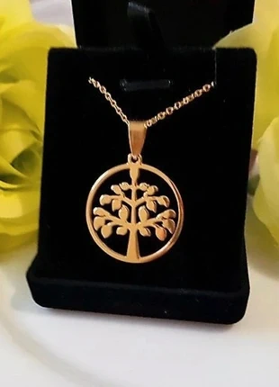 Collar acero árbol de la vida, merk: Acero, staat: Nieuw zonder prijskaartje, € 8,90, € 10,05 inclusief Kopersbescherming