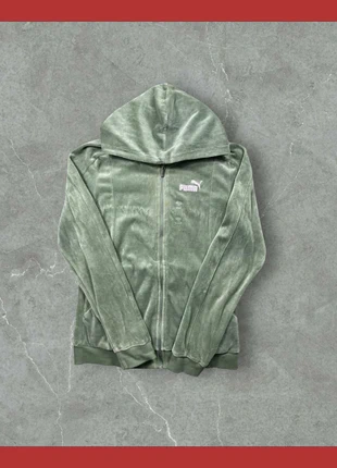 Veste polaire puma verte a capuche logo brodé blanc - L homme, marque: Puma, état: Très bon état, taille: L, 11,00 €, 12,25 € Protection acheteurs (Pro) incluse