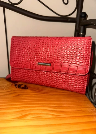 Porte feuille cuire rose, marca: nina corelli, estado: Muito bom, €3.50, €4.38 inclui Proteção do Comprador