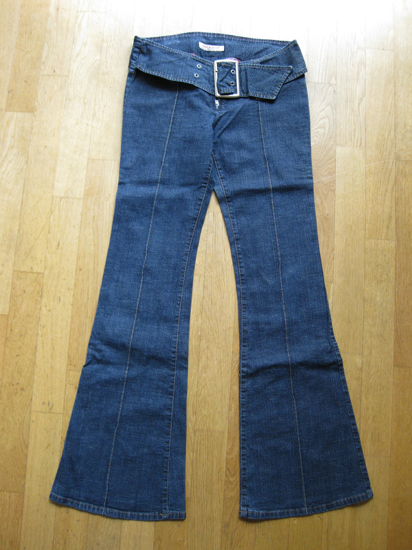 Neu Miss Sixty Oneway Schlaghose Jeans 30 Schnalle 1