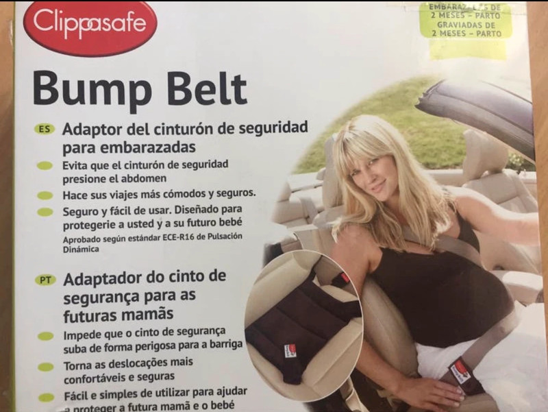 Clippsafe cinturón para el coche para embarazadas