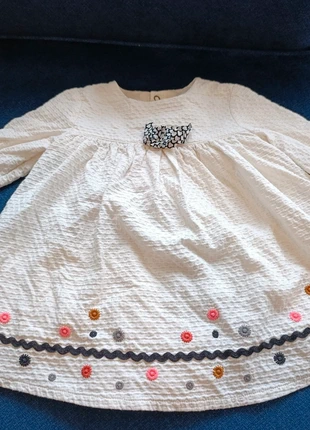 Robe bébé fille Catimini – 18 mois – Style bohème chic, marca: Catimini, estado: Muito bom, tamanho: 12-18 meses / 80 cm, €5.00, €5.95 inclui Proteção do Comprador