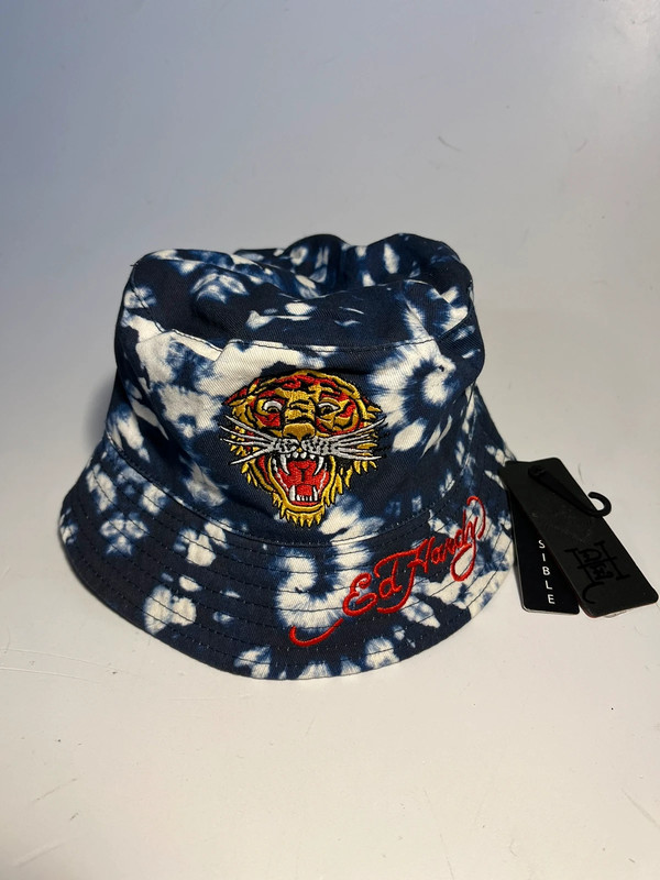Kapelusz unisex Vintage Ed Hardy y2k Bucket Hat retro 2000s Nowy z metk streetwear swag Vinted