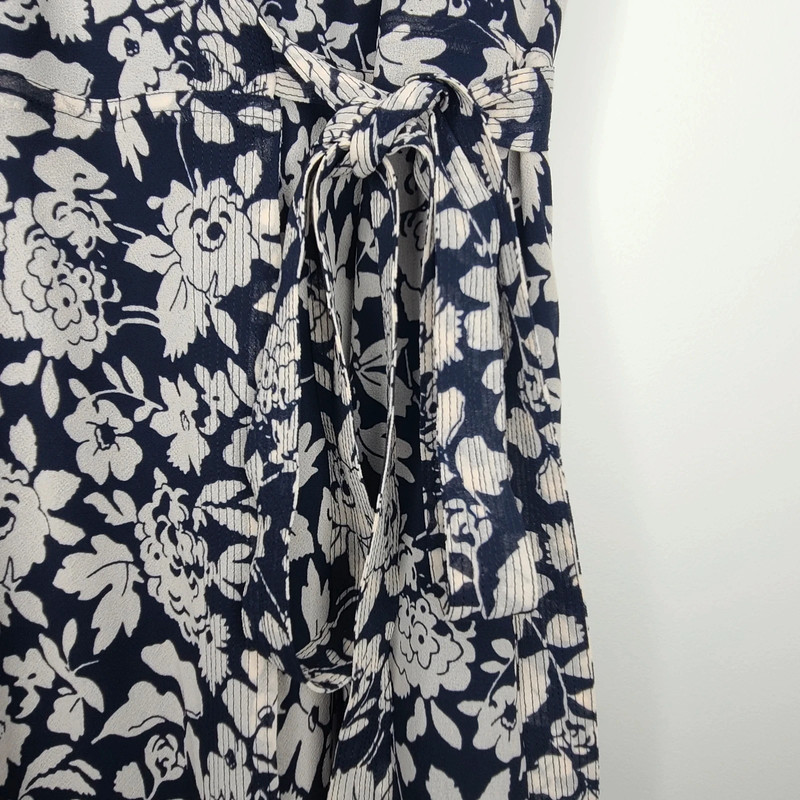 Polo Ralph Lauren Floral Crepe Wrap Midi Dress 4