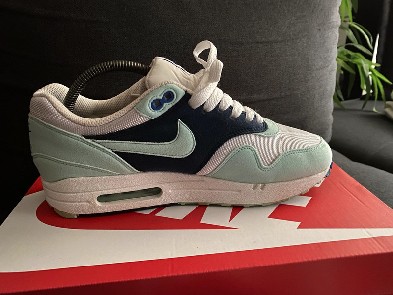 Nike air max 1 grey mint hot sale