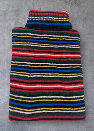 Pull col roulé à rayures en laine d'agneau et angora – Ralph Lauren – Taille L – Vintage, marke: Ralph Lauren, zustand: Sehr gut, größe: L / 40 / 12, 55,00 €, 58,45 € inklusive Vinted-Käuferschutz