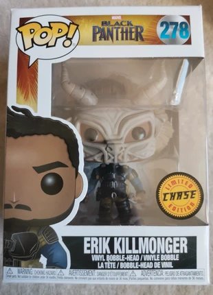 Figurine Pop Marvel Black Panther 278 "Erik Killmonger" Chase limited édition, marque: Funko, état: Neuf avec étiquette, taille: Taille unique, 20,00 €, 21,70 € Protection acheteurs incluse