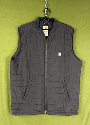 Carhartt Men's Black Nylon Vest Size L Regular, marque: Carhartt, état: Très bon état, taille: L, 40,00 €, 42,70 € Protection acheteurs incluse
