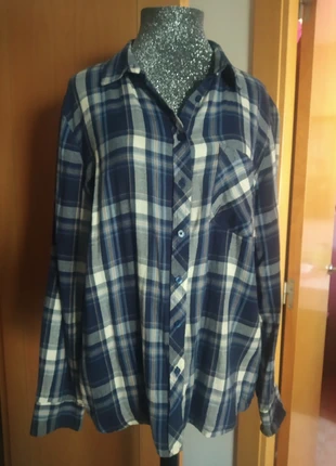 Camisa de cuadros azules, marque: Atmosphere, état: Très bon état, taille: XXL / 44 / 16, 3,00 €, 3,85 € Protection acheteurs incluse