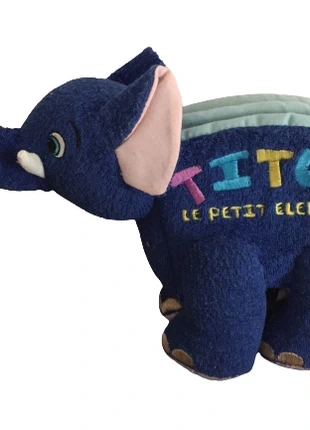 Livre-doudou premier âge éléphant, brand: Titus, condition: Good, size: One size, €2.00, €2.80 includes Buyer Protection