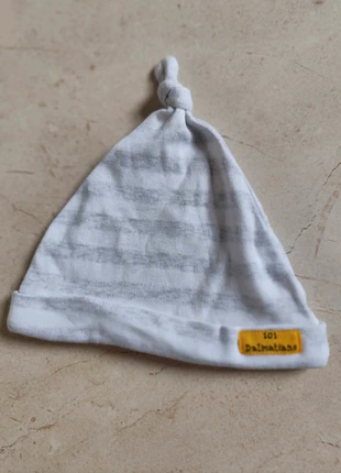 12-18m baby beanie cap hat grey white, brand: Disney, condition: Very good, size: 1-2 years, 49 cm, €1.00, €1.75 includes Buyer Protection