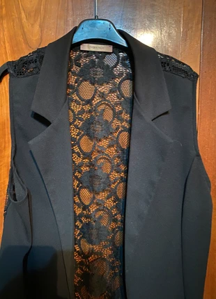 Gilet nero con pizzo - Piazza Italia, brand: Piazza Italia, condizioni: Ottime, taglia: Taglia unica, €7.00, €8.05 include la Protezione acquisti