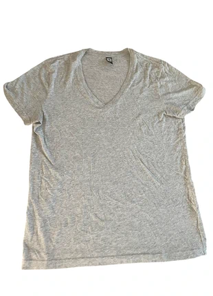 T-shirt Homme gris G Star Raw logo brodé en col V matière légère - Taille M, brand: G-Star RAW, condition: Very good, size: M, €5.00, €5.95 includes Buyer Protection