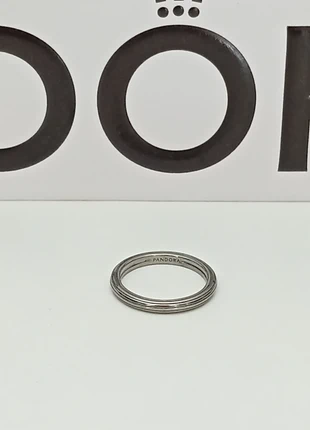 Anneau bague striée Pandora Me métal noircit T48, brand: Pandora, condition: New without tags, size: 15.3 mm Ø, €20.00, €21.70 includes Buyer Protection Pro