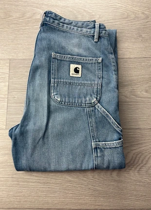 Jean carhartt boyfriend w pierce pant 26 bleu claire (75), marque: Carhartt, état: Très bon état, taille: XS / 34 / 6, 40,00 €, 42,70 € Protection acheteurs incluse