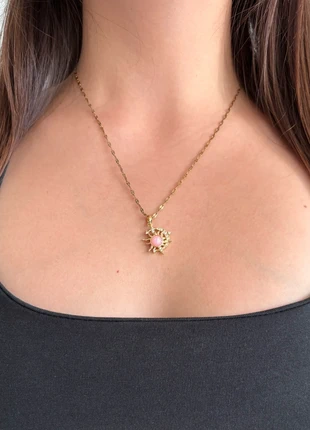 Collier en acier inoxydable doré / vintage necklace, estado: Novo com etiquetas, €8.00, €9.10 inclui Proteção do Comprador