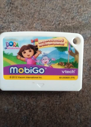 VTech Mobigo Dora l'exploratrice Dora et Babouche à la fête des jumeaux, merk: MobiGo, staat: Goed, maat: Universeel, € 2,00, € 2,80 inclusief Kopersbescherming