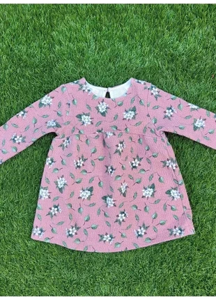Vestido rosa con flores bebé niña / Robe fleurie bébé fille , brand: Zara Kids, condizioni: Ottime, taglia: 3-6 mesi / 62 cm, €11.50, €12.78 include la Protezione acquisti