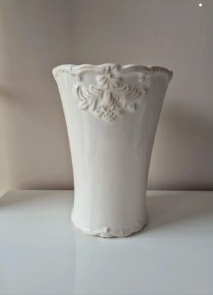 Vase Maisons du Monde – Céramique blanche chic H23 cm, brand: Maisons du Monde, condition: New with tags, €10.00, €11.20 includes Buyer Protection