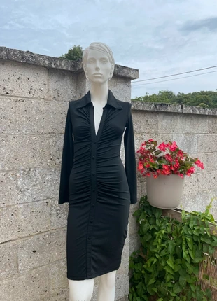 🖤 Robe noire moulante à boutons – Taille S/M, marque: Fashion, état: Très bon état, taille: S / 36 / 8, 12,50 €, 13,83 € Protection acheteurs incluse