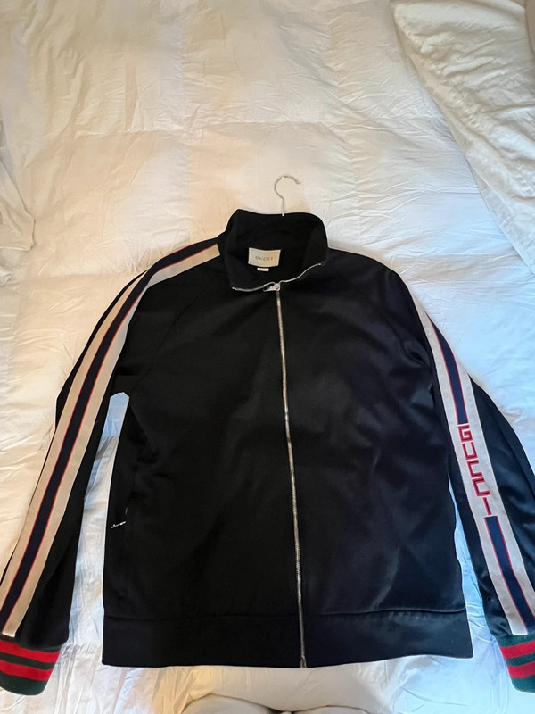 GUCCI Technical Jersey Striped Sporty Tracksuit Zip Up Jacket Vinted