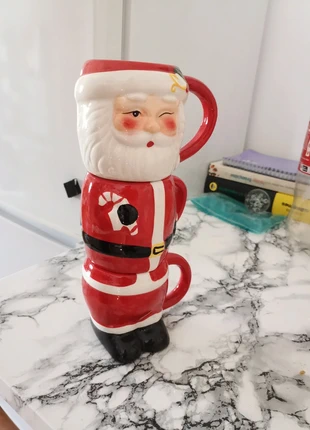 Lot 3 tasses Père Noel empilables, marque: aucune, état: Très bon état, 9,99 €, 11,19 € Protection acheteurs incluse
