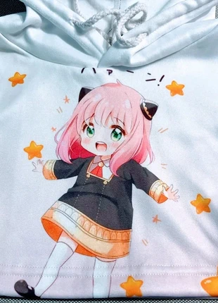 Sweat-shirt crop top enfant à capuche spy&family, brand: spyfamily, condition: New with tags, size: 4 years / 104 cm, €10.00, €11.20 includes Buyer Protection