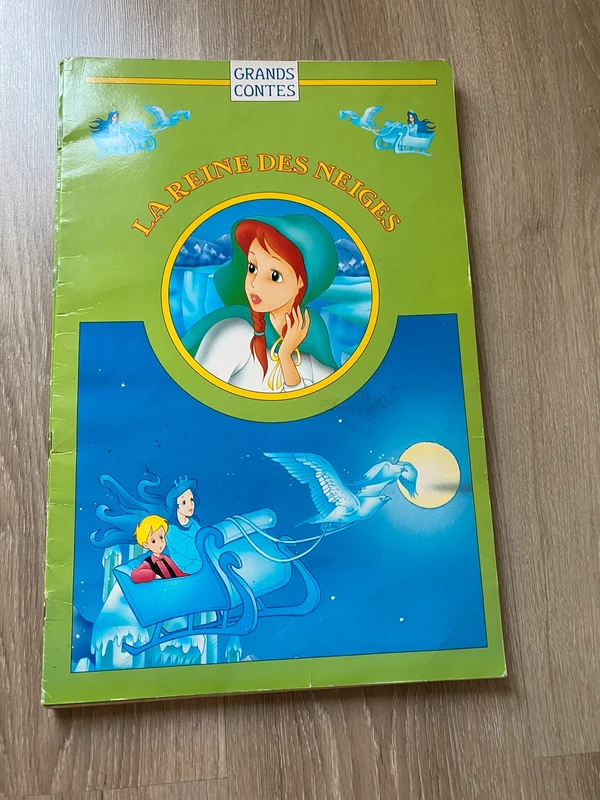 Grand conte livre la reine des neiges