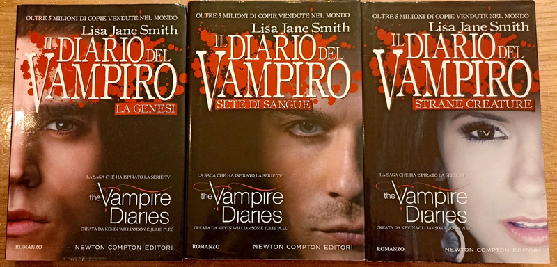 7 x libri - The Vampire Diaries