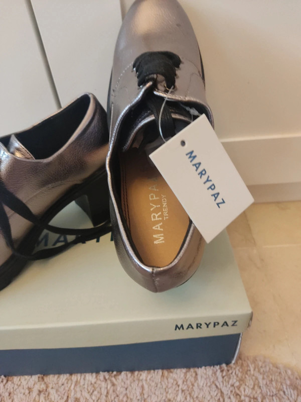 cómo utilizar Acuoso Cumbre Zapatos plata abotinados Marypaz - Vinted