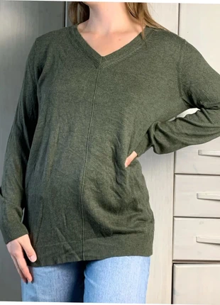 Pull Col en V Tommy Hilfiger Vert - Taille L Femme, brand: Tommy Hilfiger, condition: Very good, size: L / 40 / 12, €15.00, €16.45 includes Buyer Protection Pro