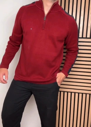 Tommy Hilfiger Pull Vintage Rouge Navy Col Camionneur Homme Taille M Très Bon État, marque: Tommy Hilfiger, état: Très bon état, taille: M, 36,00 €, 38,50 € Protection acheteurs (Pro) incluse