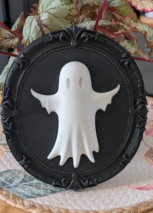 Cadre Fantôme – Décoration murale Halloween 👻, marque: RECREAJU, état: Neuf sans étiquette, 11,90 €, 13,20 € Protection acheteurs (Pro) incluse