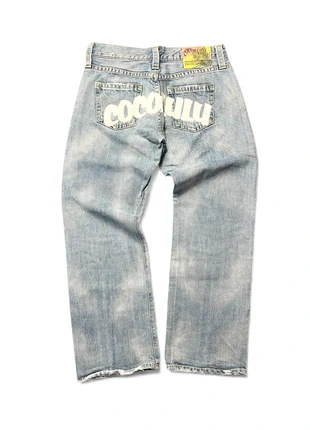 Cocolulu – Jean Y2K Booty Print 27, merk: Cocolulu, staat: Heel goed, maat: W27 | FR 36, € 25,00, € 26,95 inclusief Kopersbescherming Pro
