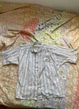 Vintage striped button-up shirt, brand: Vintage Dressing, condition: Very good, size: M / 10, £5.00, £5.95 includes Buyer Protection