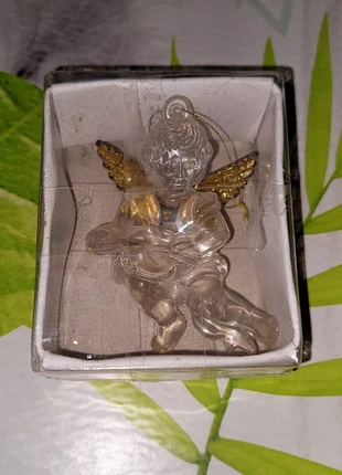 Décoration pour le sapin ange de Noël transparente dorée transparent, brand: Noël, condizioni: Nuovo con cartellino, €2.20, €3.01 include la Protezione acquisti