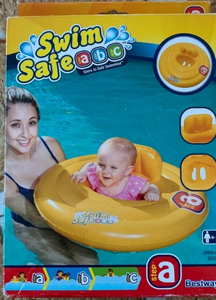Swim safe zwemband baby, merk: Swim Safe, staat: Nieuw zonder prijskaartje, maat: 1-3 maanden / 56 cm, € 12,50, € 13,83 inclusief Kopersbescherming