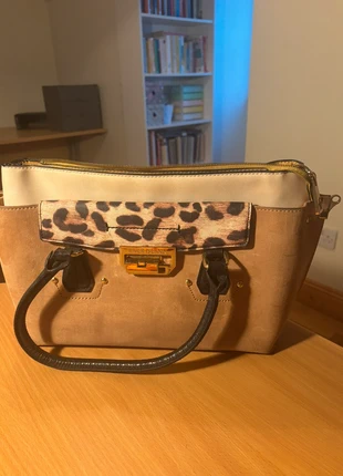 👜 River Island Leopard Print Tote Handbag – Perfect for Work or College, brand: River Island, condition: Good, €10.00, €11.20 includes Buyer Protection