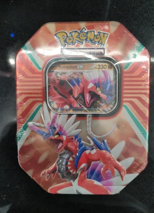 Pokemon Tin Koraidon ex, marca: Pokémon, estado: Nuevo sin etiquetas, 31,00 €, 33,25 € Protección al comprador incluida