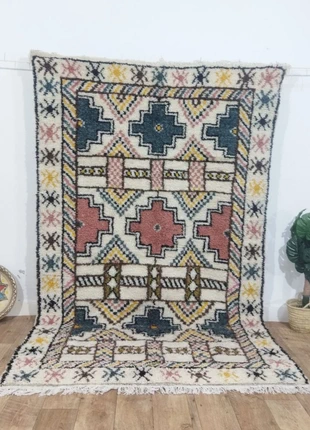 Tappeto Berbero Geometrico Multicolore - Tapis Berbère Géométrique Multicolore, brand: Fait Main, condizioni: Nuovo senza cartellino, €259.00, €272.65 include la Protezione acquisti