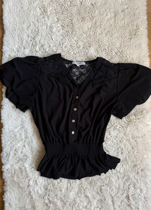 Haut MORGAN gothic Lolita noir dentelle, brand: Morgan, condition: New without tags, size: XS / 34 / 6, €13.90, €15.30 includes Buyer Protection