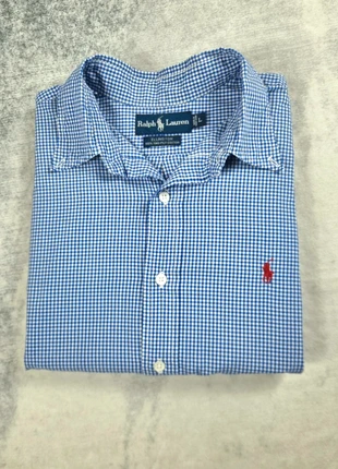 Chemise à Carreaux Vintage Ralph Lauren Bleu Blanc Taille L Homme, marca: Ralph Lauren, estado: Muy bueno, tamaño: L, 33,00 €, 35,35 € Protección al comprador incluida
