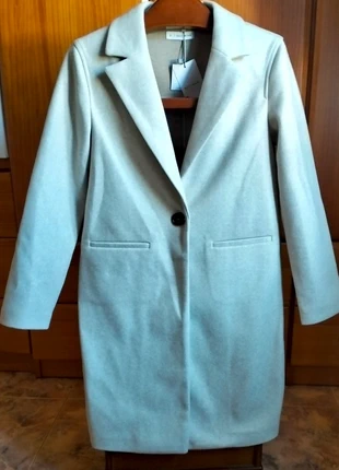 Elegante abrigo levita blanco roto nuevo con etiquetas., marca: Easy Wear, estado: Nuevo con etiquetas, tamaño: L / 40 / 12, 32,00 €, 34,30 € Protección al comprador incluida